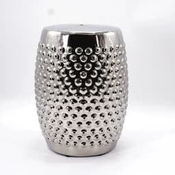 European silver ceramic drum porcelain shoe changing ceramic pier guzheng bathroom stool, ottoman ed