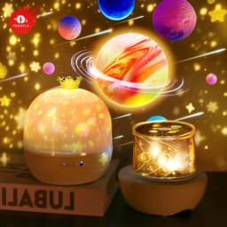 Ocean Starry Projector Small Night Light Constellation Galactic Nebula Projection Lamp 360 Degree Rotation for Children's Gift