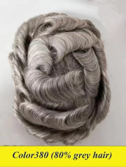 Bond--Male Hair Prosthesis Mono Lace,PU Front And NPU Back Men's Wig Durable Men's Capillary Prothesis 100% Natural Wigs For Men