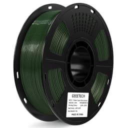 GEEETECH Strong PETG 3D Filament 1.75mm 1kg – High Toughness Low Warping Clog-Free ±0.03mm Vacuum Sealed Spool for Creality Bamb