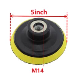 3/4/5/6/7inch M10 M14 Backing Pad Sanding Holder Disc Hook and Loop Polishing Backer Plate Drill Rod for Polisher Grinding Tool