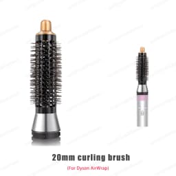 Round Volumizing Brush 20/38/55MM for Dyson for Airwrap HS01/HS05 Volumizer Curling Brush Attachment Rose&Gold Oval Round Brush