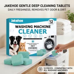 Washing Machine Cleaning Tablets Removing Mold Stains & Pet Hair Eliminating Odors Prevent Bacterial Growth Washer Tank Cleanser