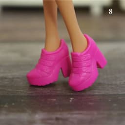 Plastic For 1/6 Dolls Boot High Heels Shoes Doll Shoes Foot Length 2.2cm Colorful Female Fashion Accessories