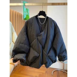 Ladies Down Cotton Jacket 2025 Loose Casual Advanced Women's Winter Parka Coat Design Sense Comfortable Female Outerwear