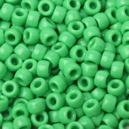 100pcs 200pcs 6x9mm Pony Beads Acrylic Large Hole Barrel Beads Solid Color Loose Spacer Beads DIY Handmade Beading Accessories