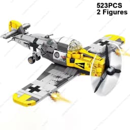 Military F/A-18E Super BumbleBee Strike Hornet Fighter Plane Building Blocks War Bricks Classic Model Educational Kids MOC Toys