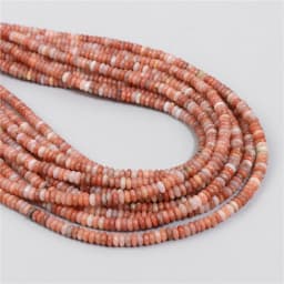 2X4MM Natural Abacus Stone Beads Blue Green Pink Flat Rondelle Beads for Jewelry Making Bracelets Necklace Accessories Wholesale