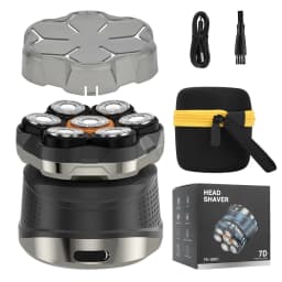 7D Head Shaver for Bald Men Upgraded Magnetic Floating Electric Razors Rechargeable Shavers for Scalp Face Beard Body
