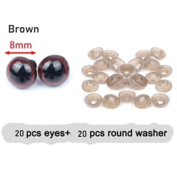 100/500 Pcs Black Safe Plastic Eyes Doll Eyes for DIY Dolls Making Toys Bear Eye Amigurumi Doll Accessories