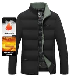 Top Grade Men's Winter Short Parka Jacket Windbreaker Coats Bubble Puffer 2026 New Casual Fashion Quilted Outerwear