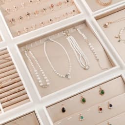 PU Leather Jewelry Display Tray for Drawer Counter Top Pendant Earrings Necklace Ring Organizer Bracelet Holder Storage Showcase
