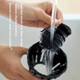 Large-Caliber Juicer Household Automatic Juicer Low-Speed Slag Juice Separation Food Grade 304 Stainless Steel Easy to Clean