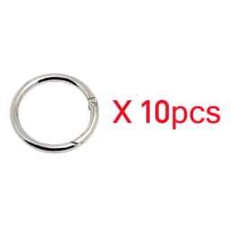 5-30pcs O Rings Metal Bag Buckles 16-38mm Openable Spring Clasp Carabiner Clip Snap Hook Keychain for DIY Handbag Accessories