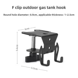 Hang Gas Canister Hook Outdoor Multi-purpose Gas Tank Hook With Hanging Plate Bottle Opener Camping Table Gas Stove Tank Hook