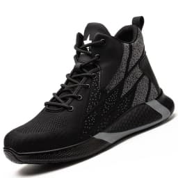 Man Safety Shoes Puncture-Proof Work Sneakers Lightweight Work Shoes Men Steel Toe Anti Smash Safety Boots Indestructible Shoes