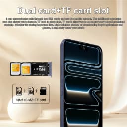 K-Touch Mobile Phones M17 Pro Max Smartphone Android 15 Cell Phone 7.3 Inch 16+48MP Camera 7800mAh 5G Dual SIM Face Unlocked Global Version Cellphones For Men Women
