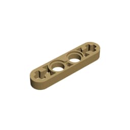 MOC PARTS GDS-690 Technical, Liftarm Thin 1 x 4 - Axle Holes compatible with lego 32449 pieces of children's toys