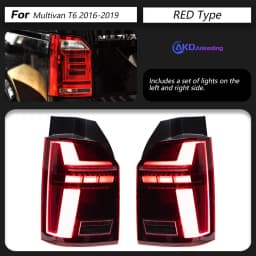 CG Dynamic Animation LED Rear Taillight Fits Volkswagen Multivan T6 2015-2019