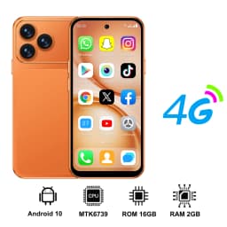 2026 NEW SERVO Mini Android Smartphone 4G LTE Play Store 2 SIM Standby 3GB RAM 64GB ROM WiFi&GPS 4.5" Small Pocket Mobile Phones