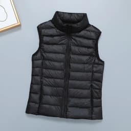 Slim Women Down Vests Spring Autumn Ultra Light Coat Sleeveless Duck Down Coat Stand-up Collar Waistcoat Portable Vest Female