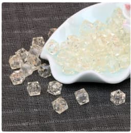 8/10/12/14mm Transparent Square Acrylic Loose Spacer Beads For Jewelry Making Handmade Diy Necklace Bracelet