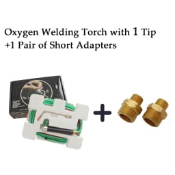Micro Mini Gas Torch for Jewelry Welding and Soldering Kit with 5 Weld Tips for Oxygen Cylinders and Hoses (Acetylene)
