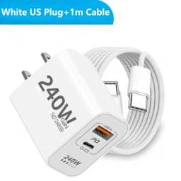 240W GaN PD USB C Charger For iPhone 18 17 16 Pro Max Phone QC 3.0 PD 3.0 USB Type C Fast Charging Data Cable Universal