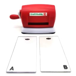 3.35 Inch Wide Opening Die Cutting and Embossing Machine, Multi-functional Manual Craft Machine with Cutting A&B Plate, 6 Stylish Colors for Scrapbooking, Card Making, Handmade Paper Art DIY Crafts