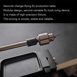 Professional Multi-function Fishing Tool: Wire Bender, Loop Maker, Fly Tying Station, Reel Winder with Drag System