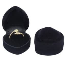 Earring Packaging Box Plush Jewelry Display Case Velvet Jewelry Box Luxurious Valentine'S Day Gift Box For Wedding Anniversary