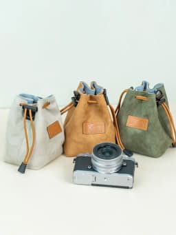 Instax Mini 12 EVO Camera Bag for Canon Nikon Sony Pentax Travel Single Shoulder Bag for iPhone 15 Airpods Pro Waterproof Pouch
