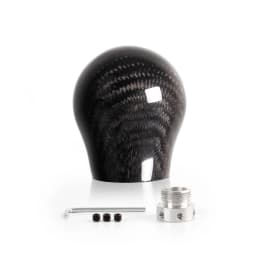 New Arrived Carbon Fiber Gear Shift Knob Manual Transmission Gear Stick Head Shifter Lever Handle With Limiter Adapter SFN135