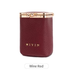 Leopard Print Lipstick Storage Bag Mini Portable Microfiber Leather Women's Makeup Bag Simple Jewelry Earphone Coin Purse with M