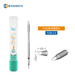 PHONEFIX C245 C470 Series Soldering Iron Tips Head for JBC Station Soldering Iron Repair PCB IC Tools Universal T245 T470 Handle