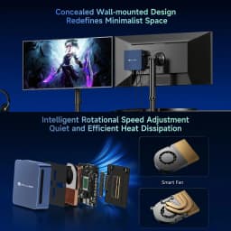 MLLSE NEW M4 Pro Mini PC Intel I7 8665U CPU 16G RAM 480GB ROM Compatible USB 3.2 Win11Pro Desktop Portable WiFi5 BT4.2