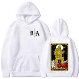Demons Skeleton Brothers in Arms Double Sided Printed Hoodies Men's Clothing Fashion Sweatshirt Oversized Long Sleeve Pullovers