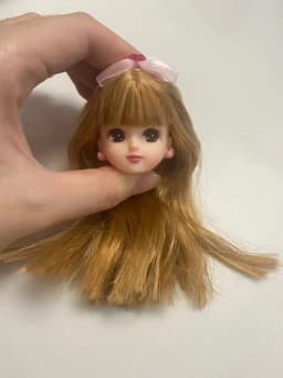 beautiful new head for licca for girl