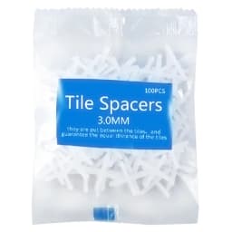 100-500pcs Ceramic Tile Spacer 1/1.5/2/2.5/3/5/8/10mm Cross Tile Leveling System Clips For Floor Wall Laying Construction Tools