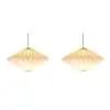 Paper Lantern Shade Nordic Style Folding Pendant Light Shade Creative Decorative Lamp Cover for Living Room Decor(without Light)