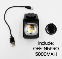OFFBONDAGE 1000LM Bike Light Front Lamp TypeC Rechargeable LED 5000mAh Bicycle Light Waterproof Headlight Bike Accessories