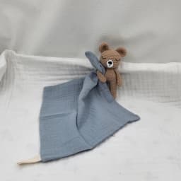 Handmade Baby Cotton Muslin Comfortable Blanket Cute Cat Doll For Infant Kids Sleep Appease Towel Rabbit Bear Saliva Scarf