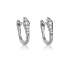 Gold Silver Color Simple Huggies Full Rainbow Zircon Hoops Earring for Women Fashion Drops Piercing Pendiente Ohrringe Jewelry