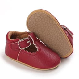 Comfortable Infant First Walkers Casual Crib Shoes Soft Rubber Sole Daily Wear For Newborn Boys Girls 0-18M