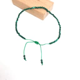 Faceted Gemstones 2-3mm Beads Hand Woven Adjustable Bracelet Lapis Lazuli Crystal Turquoise Choker Men Female Jewelry Party Gift