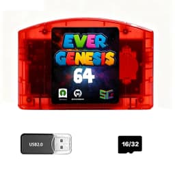 SC64 5000 in 1 N64 Game Cartridge Open Source Flash Card 16GB/32GB Free TF Card For Nintendo 64 Support N64DD/SNES/GBC Games