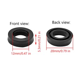 3PCS Portable Cleaning Machine High Pressure Cleaning Machine FK47 Pump Head Water Seal Sealing Ring Oil Seal