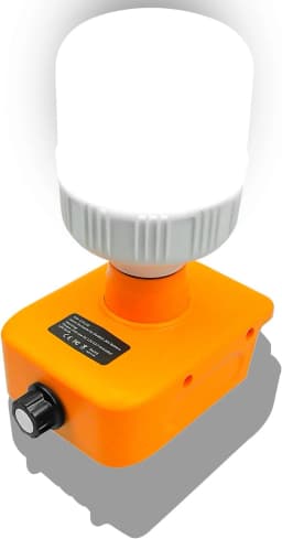Cordless LED Work Light Fit for Makita/Dewalt/Milwuakee 18 V Battery,LED Bulb Flashlight for Indoor Outdoor Job Site Lighting