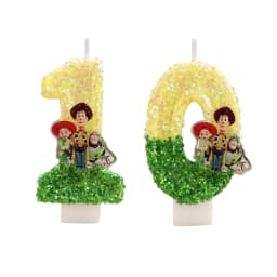 Hot Cute Cartoon T-O-Y Story Digital Candle Numbers 0-9 Kids Birthday Cake Decoration Cartoon Party Supplies Accessory