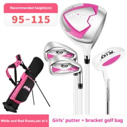 PGM Children's Golf Club Junior Boys Beginner Set Girls' Ball Bag Set Youth Graphite Shaft JRTG017